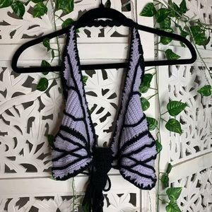 Crochet butterfly top 🦋🔮♌️ S/M